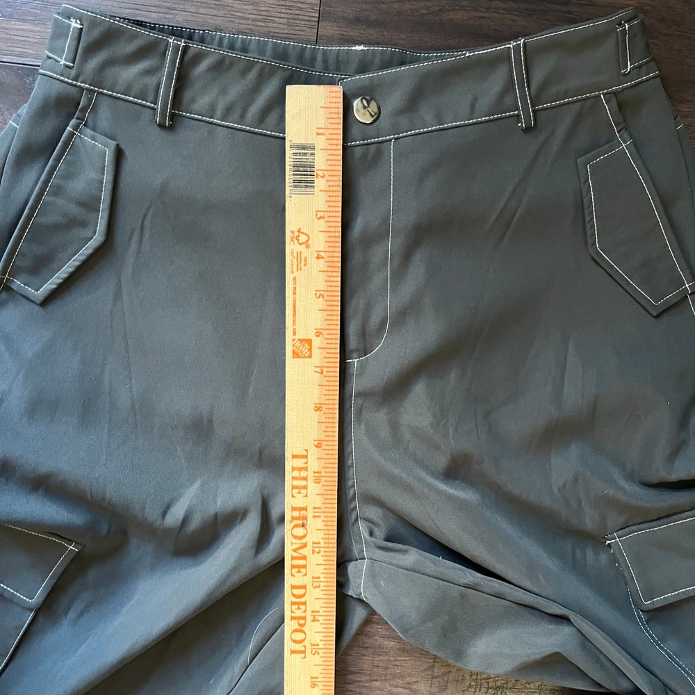 Forever 21 Women's Cargo Skater Pants Baggy Gray Joggers Size XL - Picture 5 of 9